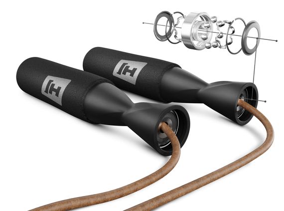 Скакалка шкіряна 275см Hop-Sport HS-L015JR | Зображення 2