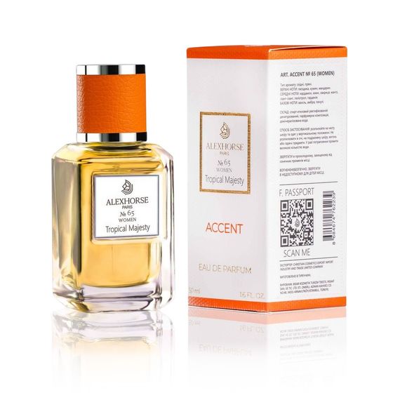 Парфумована вода для жінок Alex Horse  Tropical Majesty ACCENT 50 ml AA-065
