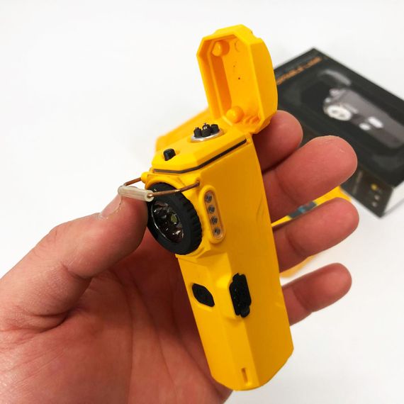 Електронна сенсорна запальничка D51-COB, Електрична перезаряджається запальничка USB LY-12 | Зображення 6