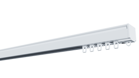 Карниз потолочный алюминиевый усиленный  однорядный, ДЕКО-1 400 см