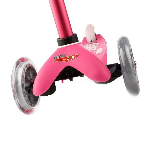 Детский самокат Deluxe pink до 50 кг 3х колесный | Зображення 4
