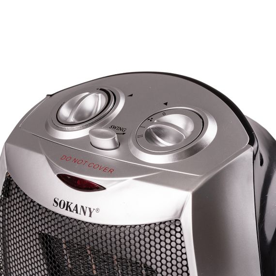 Тепловентилятор Sokany SK1653 з поворотним механызмом 2000W | Зображення 2