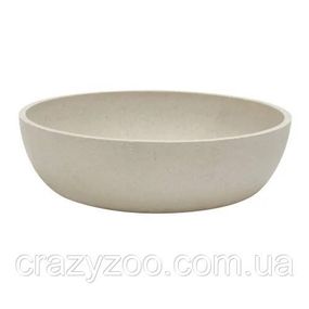 Миска для собак Сroci Bamboo бамбукова біла Ø 21 см 1.6 л C6159035