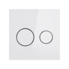 Панель смыва для унитаза Qtap Nest Uni QT0211P01V1176W