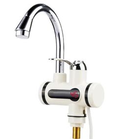 Водонагреватель проточный бойлер – кран с LCD дисплеем Delimano Water Heater Digital RX002 ∙ Нижнее подключение