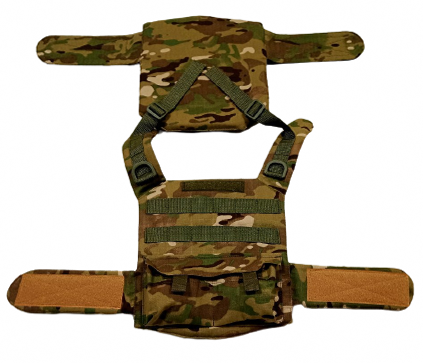 Бронежилет ігровий Army камуфляж Мультикам | Зображення 1