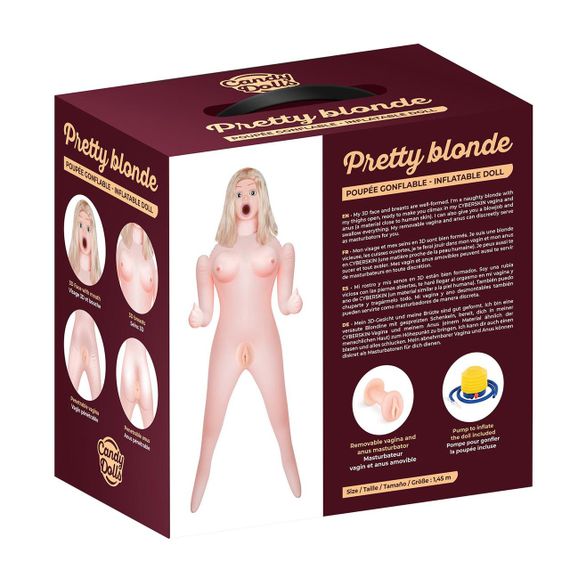 Надувна секс лялька Candy Dolls Pretty Blonde Sex Aura | Зображення 2