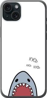 Чохол на iPhone 15 Plus Акула із силікону FCh_003778