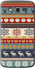 Чехол на Samsung Galaxy Grand 2 G7102 Рождественский орнамент "3303u-41-17620"