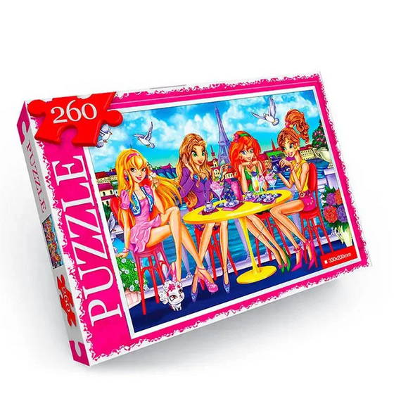 Пазл "Лучшие подружки" Danko Toys C260-13-04, 260 эл.