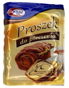 Пекарский порошок для выпечки (разрыхлитель для теста)  Kraf Pak, 16г Польша, Оригинал