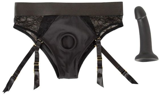 Страпон на трусиках с подвязками sexstyle | Зображення 4