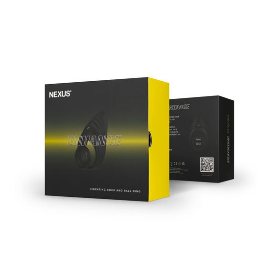 Ерекційне віброкільце Nexus Enhance Vibrating Cock and Ball Ring, подвійне | Зображення 5