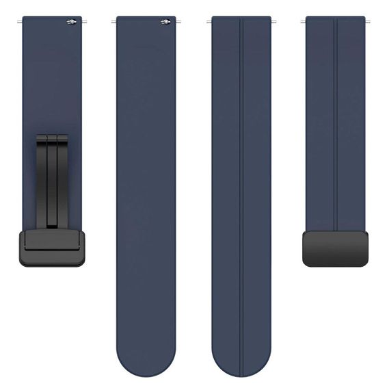 Ремінець Primolux Magnetic Silicone для годинника Amazfit Active Max / Amazfit Balance 2 - Dark Blue | Зображення 3