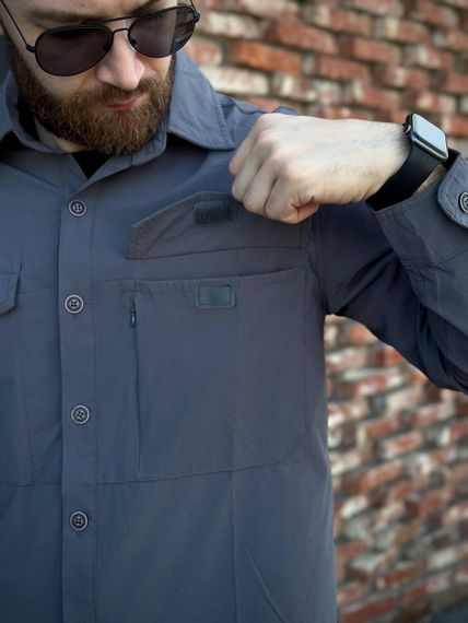 Сорочка Outdoor сіра Tactical | Зображення 4