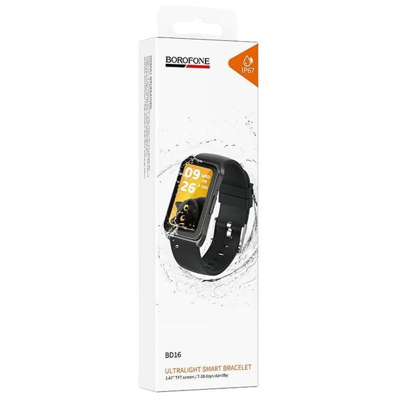 Фітнес-трекер Borofone BD16 Smart bracelet Black | Зображення 4