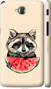 Чохол на LG G Pro Lite Dual D686 Єнотик з кавуном "4605m-440-2448"