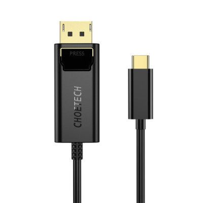 Кабель мультимедийный USB-C to DisplayPort 1.8m 4K 60Hz Choetech (XCP-1801BK) | Зображення 5