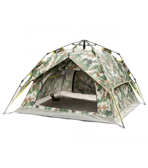 Палатка автоматична Camping Tent 2×2 м для 4 осіб камуфляж / YB 3007
