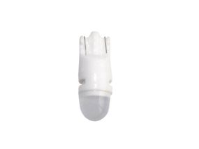 Світлодіодна лампа T10 2 діоди 2835 100Lm W2.1x9.5d матова куля, кераміка WHITE 12V
