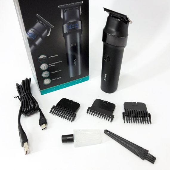 Профессиональная машинка для стрижки с насадками VGR V-987, Стильная машинка для стрижки DV-41 | Зображення 4