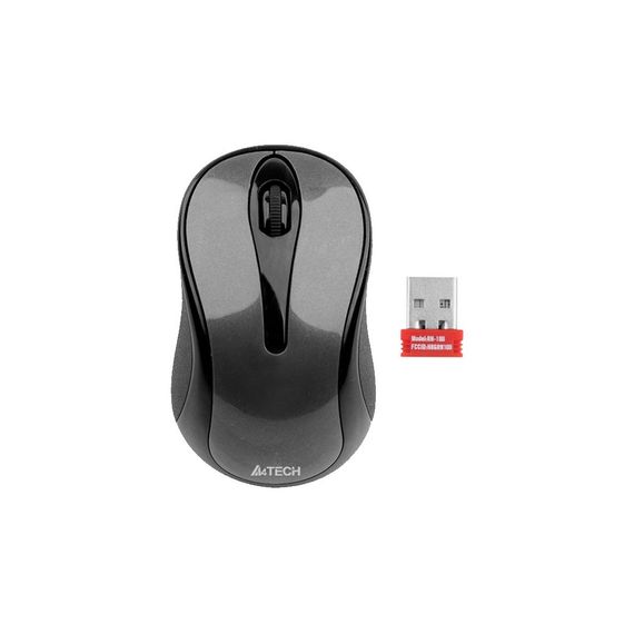 Мишка A4Tech G3-280N Glossy grey | Зображення 1