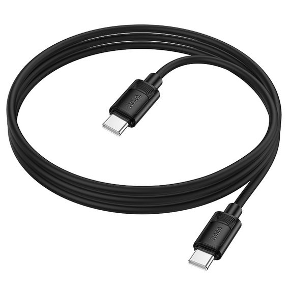 Дата кабель Hoco X122 Benefit Type-C to Type-C 60W (1m) Black | Зображення 3