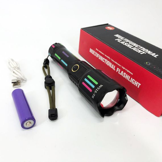 Потужний ліхтарик для дому із зарядкою W515-PM10-TG, Потужні ручні ліхтарі sofirn, Дуже яскравий ліхтар UE-92 | Зображення 7