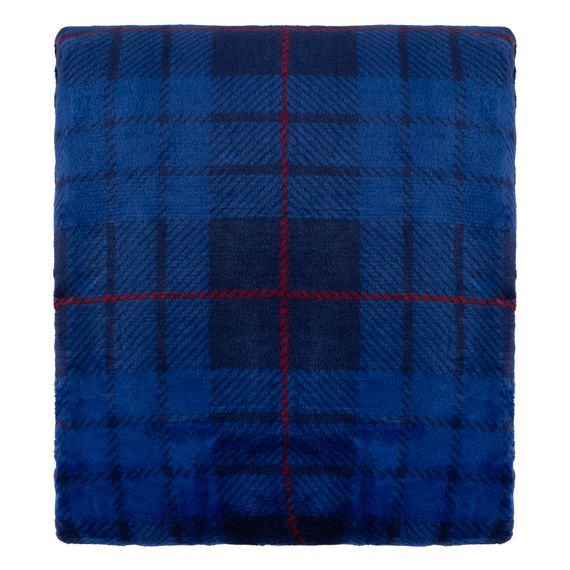 Плед Ardesto Flannel 160х200см, 100% поліестер, клітинка, синій (ART0134PB) | Зображення 4