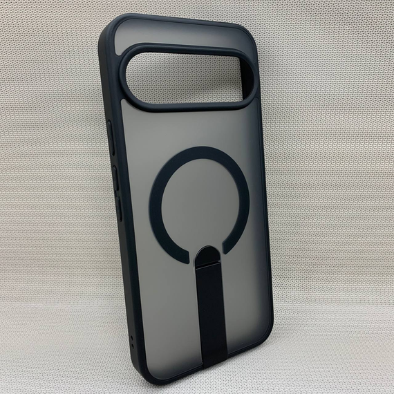 Чохол магнітний для Google Pixel 10 Pro XL Wlons Hybrid MagSafe матовий протиударний PC+TPU Чорний