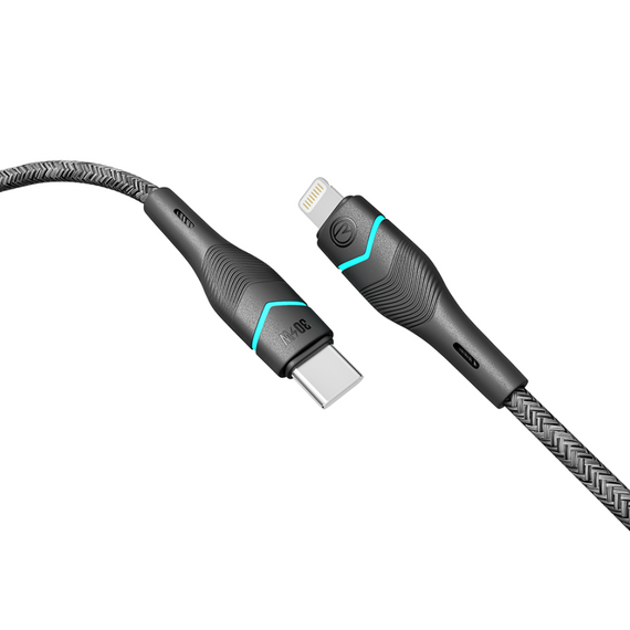 USB Ridea RC-RL15 RGB Light Type-C to Lightning 30W 1.2m | Зображення 4