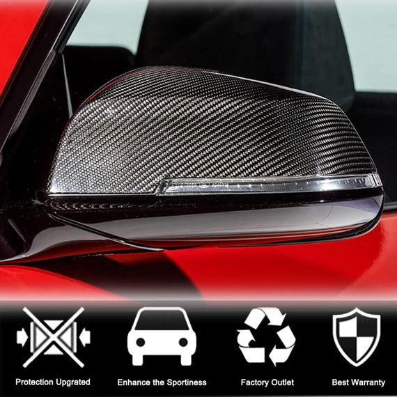 Кришки дзеркал V2 (Карбон) для BMW 1 серія F20/21 2011-2019 рр | Зображення 1
