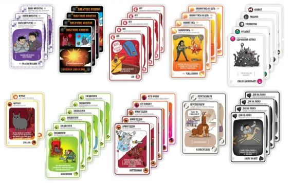 Настольная игра Взрывные котята: Добро и Зло (Exploding Kittens: Good Vs Evil) укр. | Зображення 2