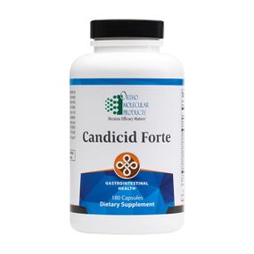 Кандида форте, Candicid Forte, Ortho Molecular Products, 180 кап.