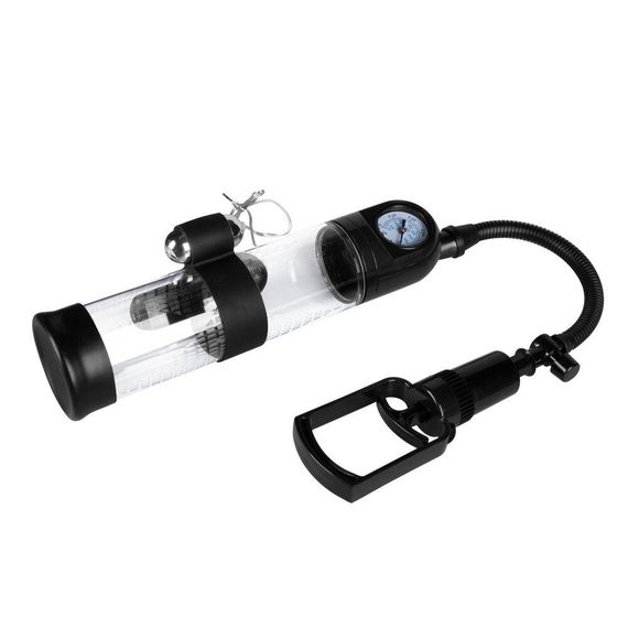 Вакуумна помпа з вібрацією Boss Series: Powerpump MASTER Vibrating - Black&Clear, BS6000034 Sex Aura | Зображення 6
