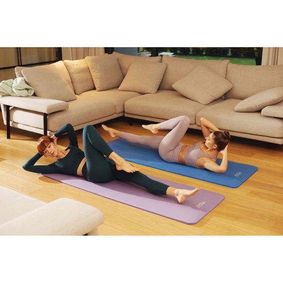 Килимок (мат) спортивний 4FIZJO NBR 1 см для йоги та фітнесу Violet 4FJ0016 (P-5907222931530) | Зображення 1