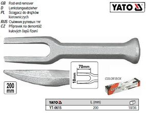Знімач рульових знімач кермових тяг автомобіля Ø=18 мм l=200 мм YATO-0615