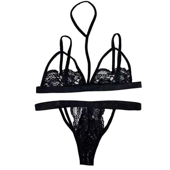 Сексуальний мереживний комплект — S/M — Еротична білизна | Зображення 4