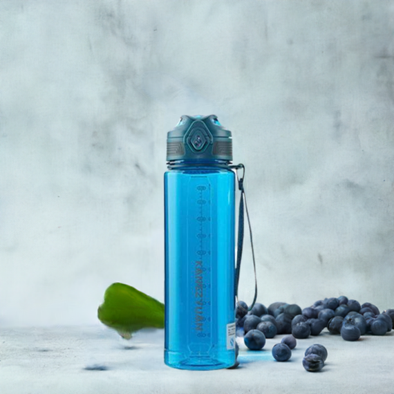 Бутылка KANGZYUAN 500 мл - Голубая Tritan BPA-free, ударопрочная, спортивная с герметичной крышкой | Зображення 7