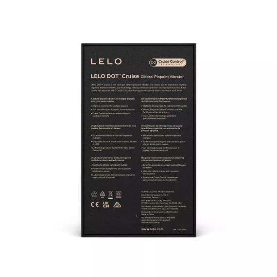 Кліторальний вібратор LELO DOT Cruise Peach Please, точкова стимуляція, технологія Infinite Loop Sex Aura | Зображення 6