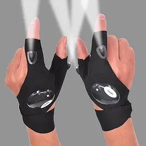 Перчатки со встроенным фонариком Glove Light перчатки с фонариком! | Зображення 4
