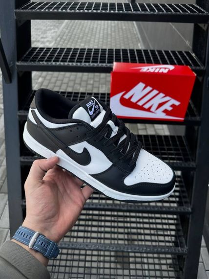 Кросівки Nike SB Dunk (white & black) | Зображення 1