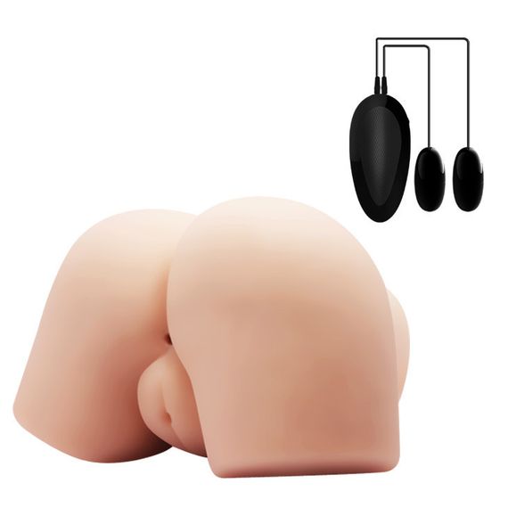 Мастурбатор подвійної стимуляції Crazy Bull Vagina and Anal Realistic Skin-Like Texture Sex Aura | Зображення 1