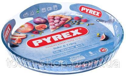 Форма для запекания Pyrex Bake&Enjoy Ø30х3.5см, жаропрочное стекло | Зображення 1