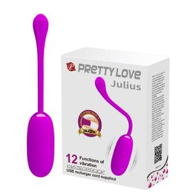 ПЕРЕЗАРЯДЖАЮЧЕ ВІБРОЯЙЦЕ PRETTY LOVE «JULIUS", BI-014653 Sex Aura