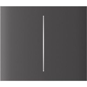 Кнопка центральна Ajax для двоклавішного вертикального вимикача CenterButton Vertical 2-gang for LightSwitch, Jeweler, бездротовий, grey (000046478)