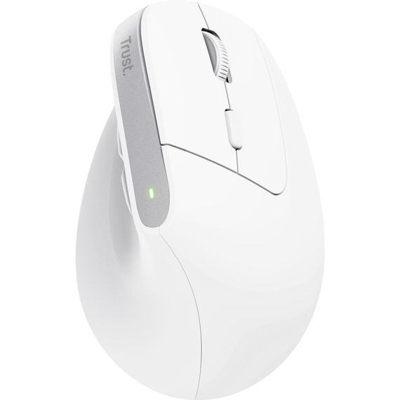 Мишка Trust Bayo+ Ergonomic Wireless/Bluetooth White (25399) | Зображення 1