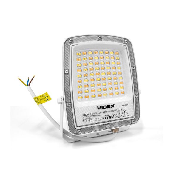 Світлодіодний прожектор VIDEX F5 50W 3000-5000-6500K 230V White (VL-F5-050CW) | Зображення 2