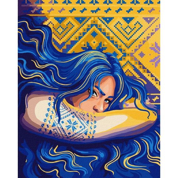 Картина по номерам "Цвета моей нации" Идейка KHO4990 40х50 см