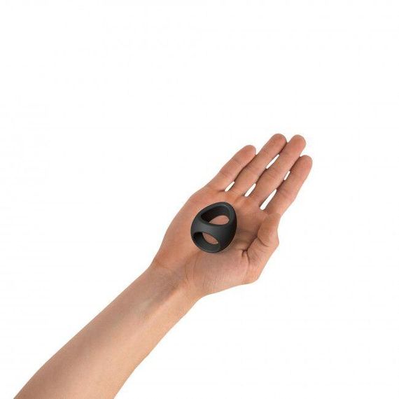 Ерекційне кільце подвійне Love To Love FLUX RING - BLACK ONYX Sex Aura | Зображення 4